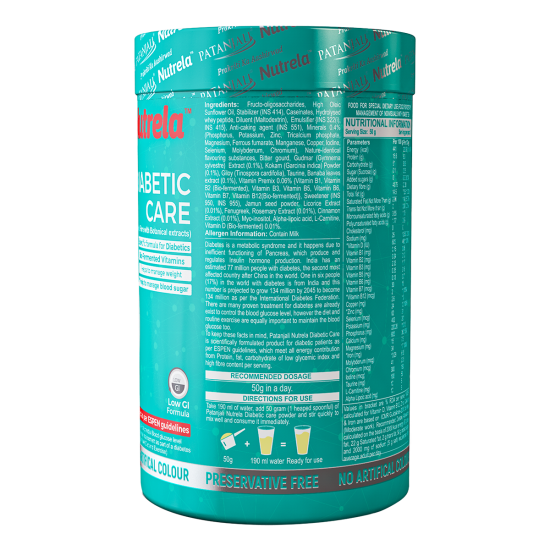 Patanjali Nutrela Diabetic Care 400 g - Nutritious Sugar Management
