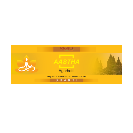 Aastha Agarbatti Bhakti 18 Stick 28 g - Divine Fragrance for Spiritual Experience