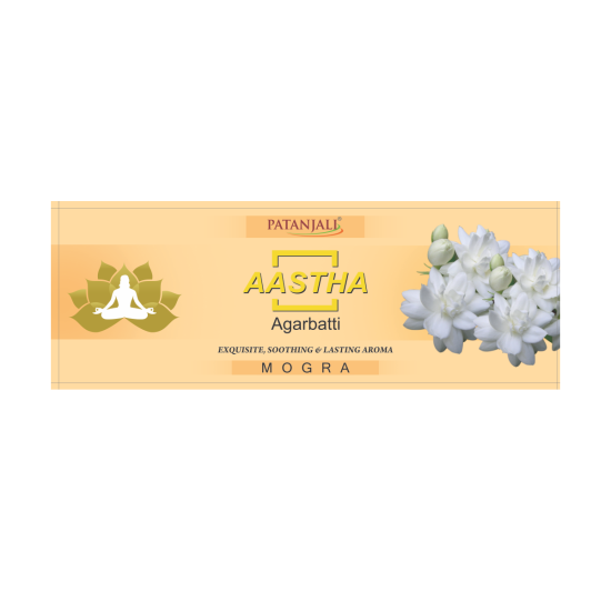 Aastha Agarbatti Mogra 25 g - Captivating Mogra Fragrance