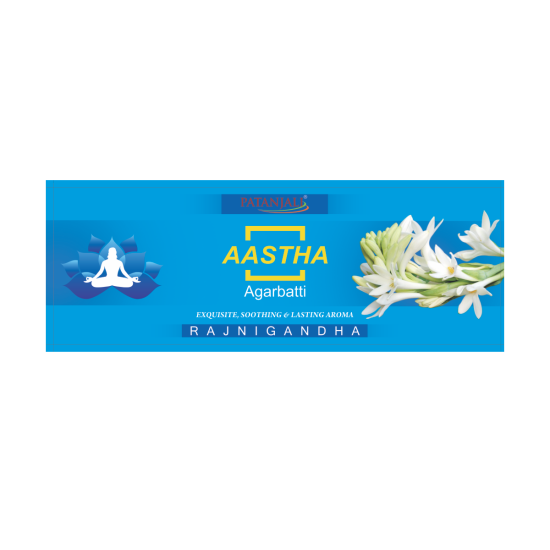 Aastha Agarbatti Rajnigandha 25g - Premium Incense Sticks