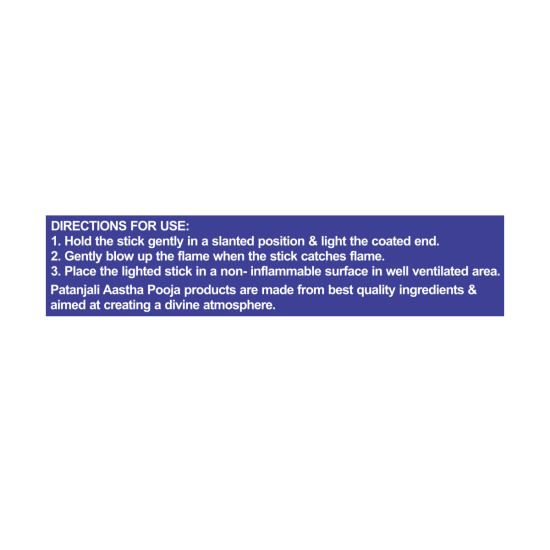 Aastha Agarbatti Shanti 25 g - Tranquility Incense Sticks