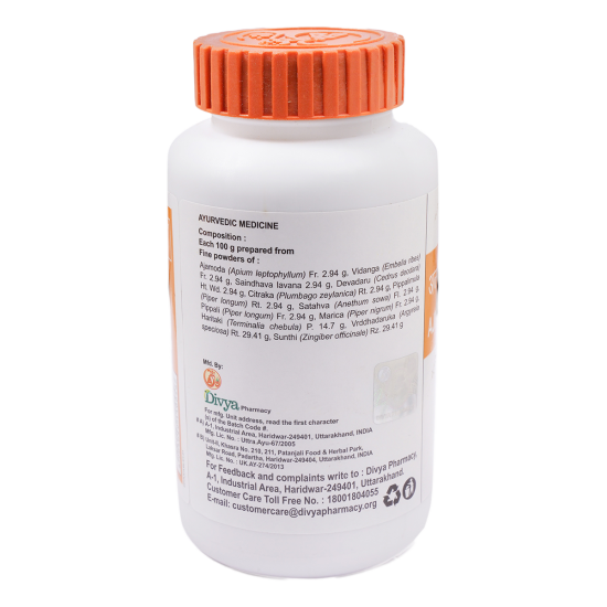 Divya Ajmodadi Churna 100 g - Traditional Ayurvedic Herbal Powder