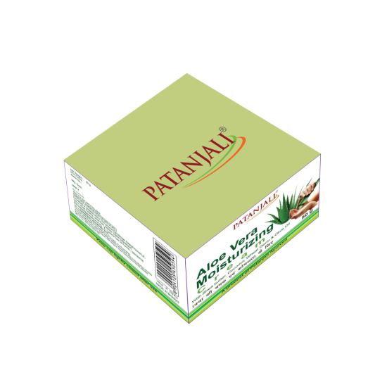 Patanjali Aloevera Moisturizing Cream 50 g - Deep Hydration for All Skin Types
