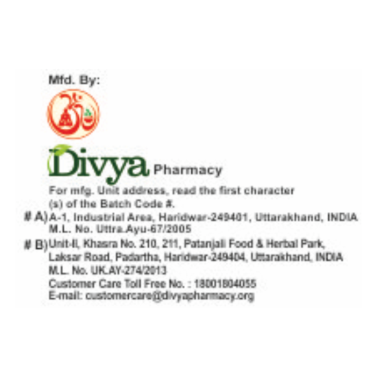 Divya Arshkalp Vati 20 g - Herbal Relief for Piles and Hemorrhoids