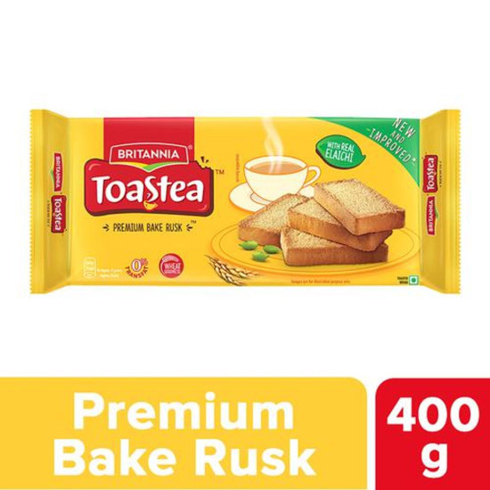Britannia Premium Bake Rusk - Crispy Wheat Delight