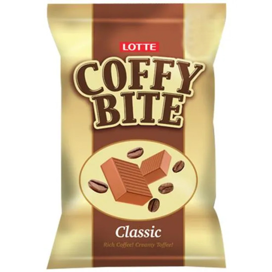 Lotte Coffy Bite Classic, 418 g Pouch - Rich Coffee Delight
