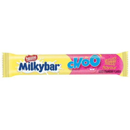Nestle Milkybar - Choo, Rich, Strawberry Flavour - Delightful Milk Chocolate