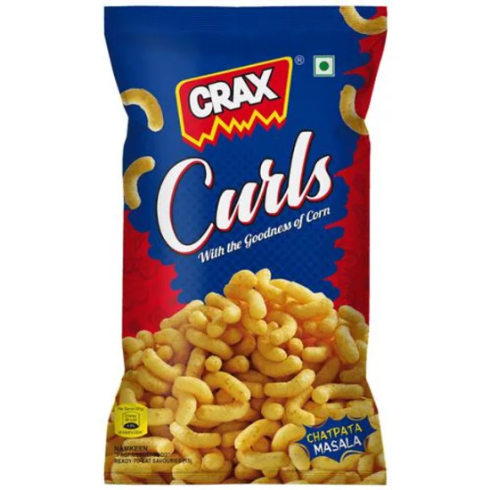 Crax Curls - Chatpata Masala, With The Goodness Of Corn