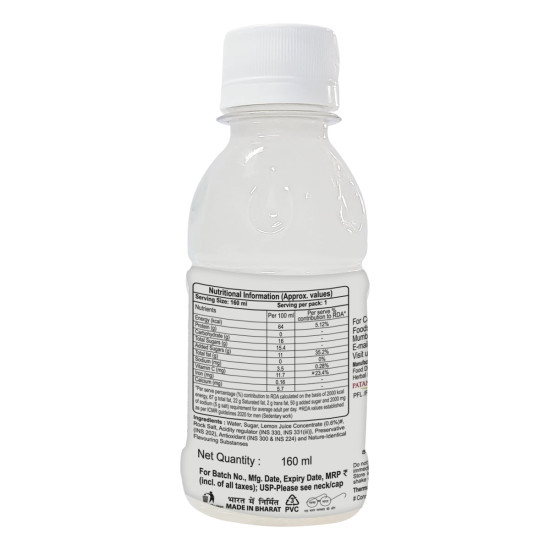 Nimbu (Lemon) Shikanji – Traditional Indian Lemon Drink | 160ml Bottle