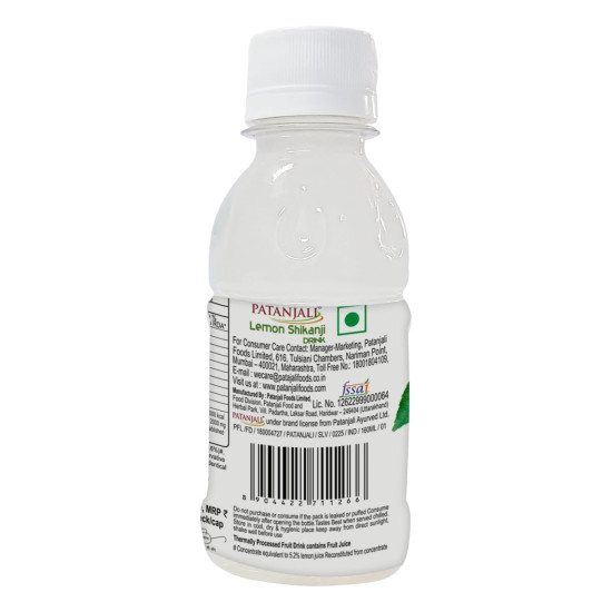 Nimbu (Lemon) Shikanji – Traditional Indian Lemon Drink | 160ml Bottle