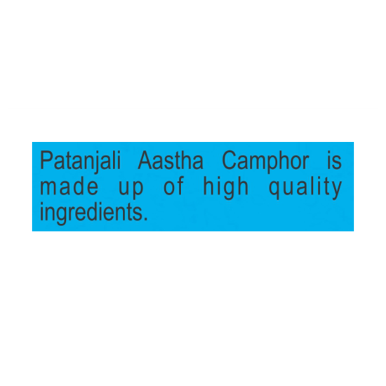 Aastha Camphor 25 g - Versatile Aromatic Experience
