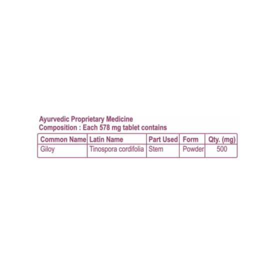 Patanjali Giloy Ghanvati 60 N 40 g - Natural Herbal Supplement