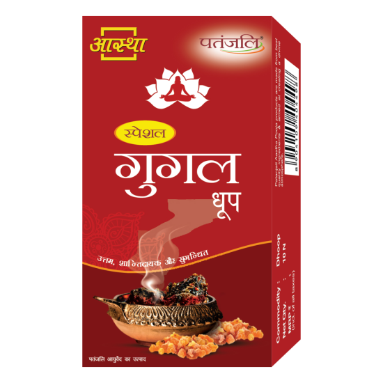 Aastha Special Gugal Dhoop 10 N 57 g - Tranquil Aroma for Meditation
