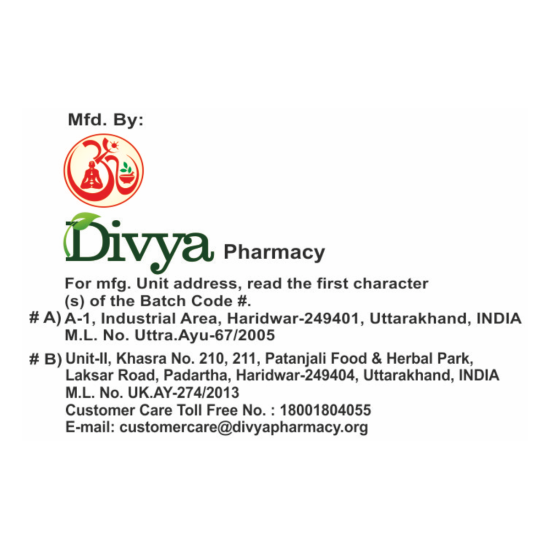 Divya Haritaki Churna 100 g - Herbal Digestive Support