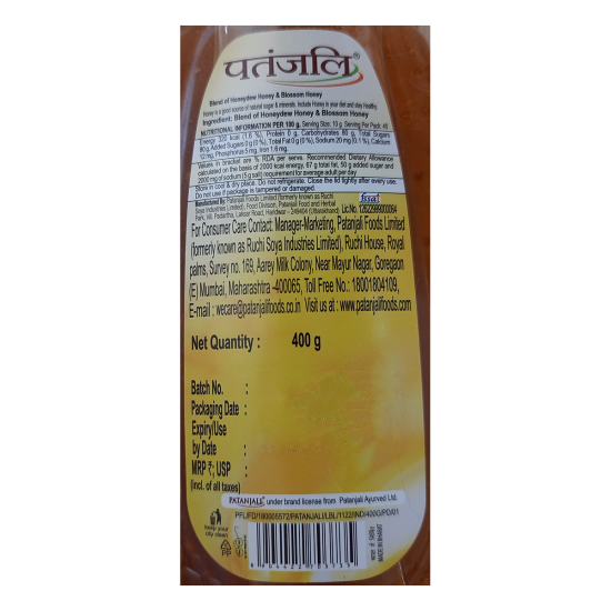 Honey Squeeze 400 G 1 1 Combo - Pure Natural Honey