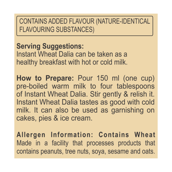 Patanjali Instant Wheat Dalia 250 g - Nutritious & Quick Meal