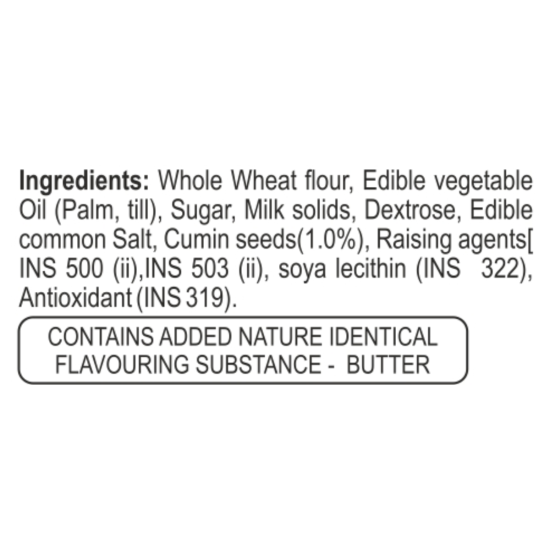 Patanjali Jeera Cookies 200 g - Authentic Indian Flavor