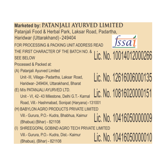Patanjali Katarani Rice 1 kg - Premium Quality for Culinary Delight