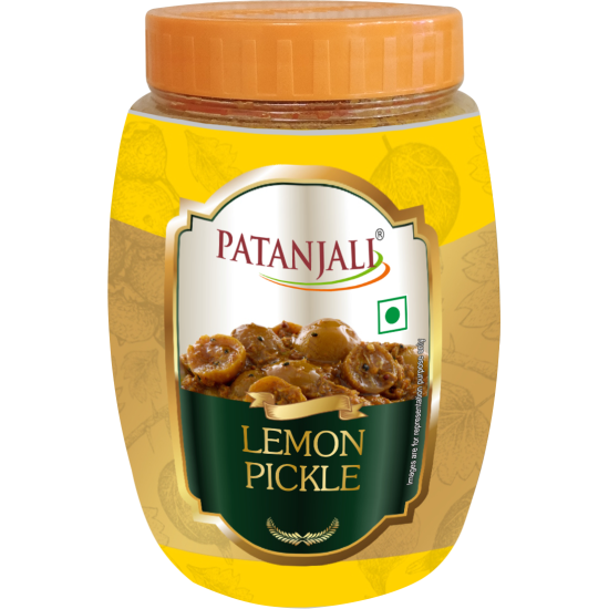Patanjali Lemon Pickle 500 g - Tangy & Authentic Flavor