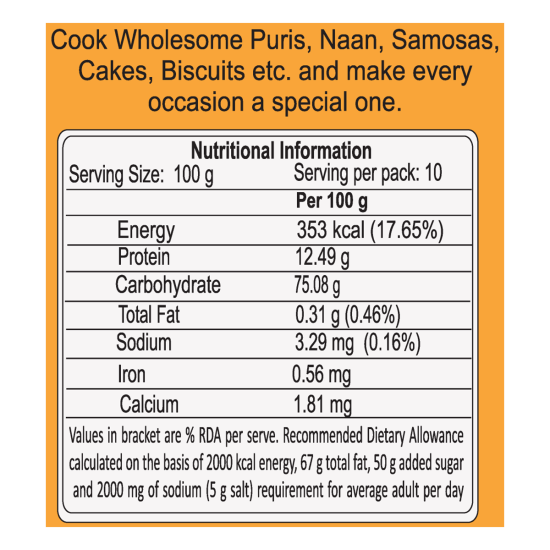 Patanjali Maida 1 kg - Premium Quality Wheat Flour