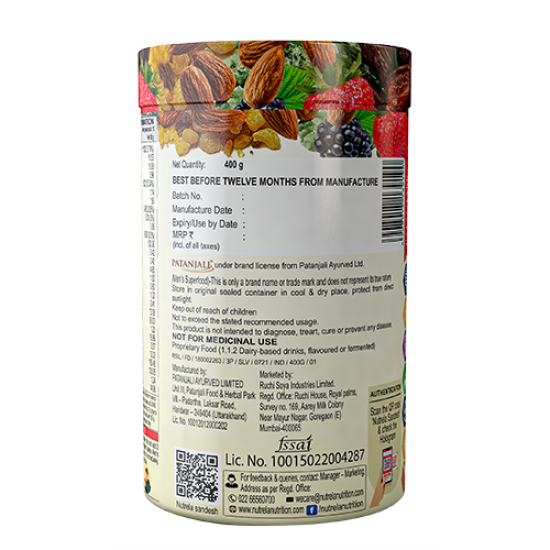Patanjali Nutrela Men's Superfood 400 g - Essential Nutrition for Men