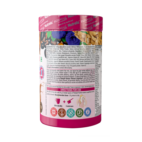 Patanjali Nutrela Women's Superfood 400 g - Nutritious Blend for Women's Health