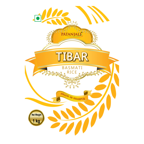 Patanjali Tibar Basmati Rice 1 kg - Premium Quality for Authentic Taste