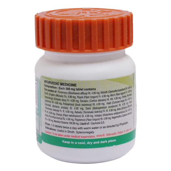 Divya Punarnavadi Mandoor 20 g - Herbal Ayurvedic Supplement