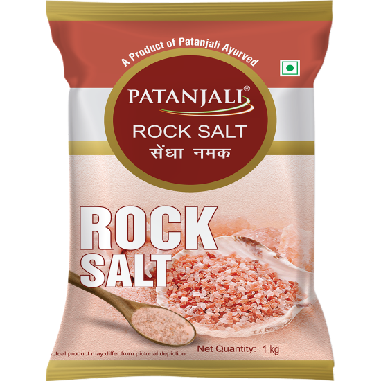 Patanjali Sendha Namak 1 kg - Premium Himalayan Rock Salt
