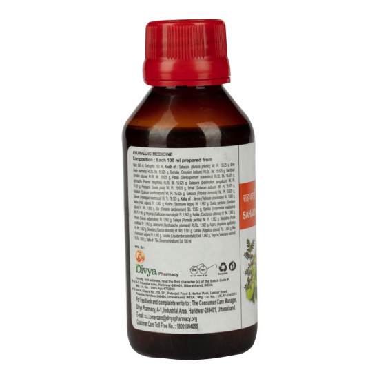 Divya Sahacharadi Taila 100 ml - Premium Herbal Oil for Well-being