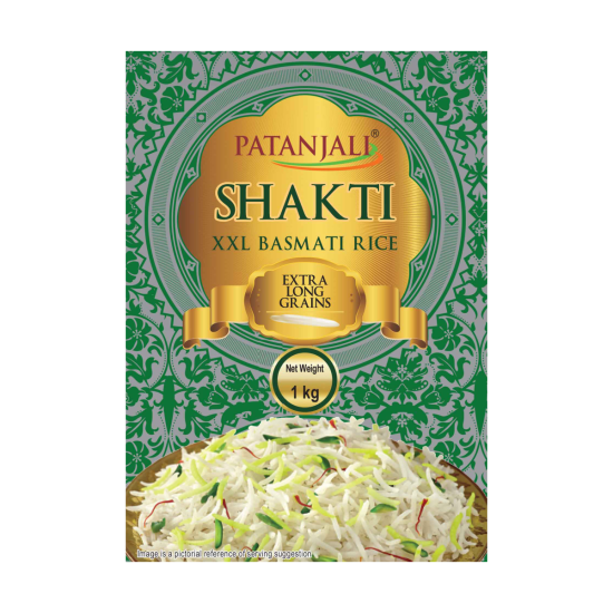 Patanjali Shakti Xxl Basmati Rice 1 kg - Premium Quality and Aroma