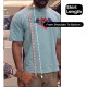 Customized Men's Creamy White Floral Kurta Set - Perfect for Weddings & Functions