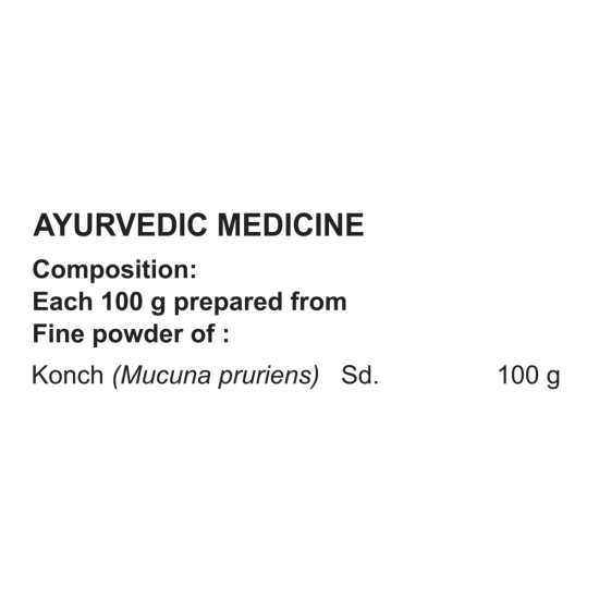 Divya Shuddh Konch Beej Churna 100 g - Natural Wellness Solution