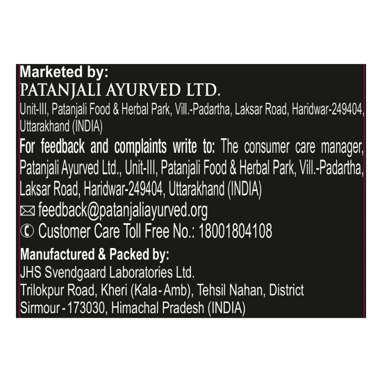 Patanjali Toothbrush Carbon HD - High-Density Bristles