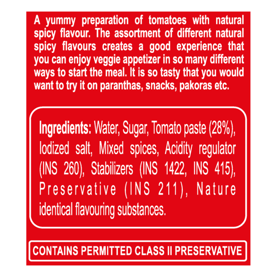 Patanjali Tomato Ketchup without Onion Garlic 950 ml - Tangy Delight