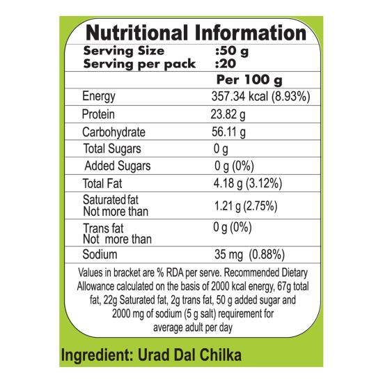 Patanjali Unpolished Urad Chilka 1 kg - Premium Quality Lentils