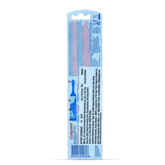 Colgate Batman Electric Toothbrush for Kids - Extra Soft Bristles