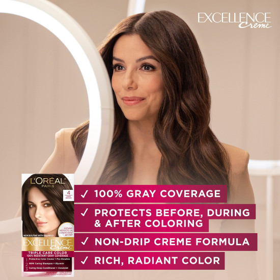 L'Oreal Paris Excellence 9A Light Ash Blonde Hair Color - Super Rich Care & Color