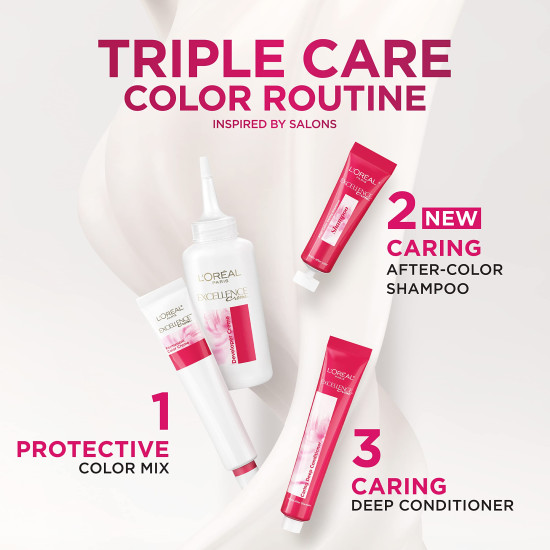 L'Oreal Paris Excellence 9A Light Ash Blonde Hair Color - Super Rich Care & Color