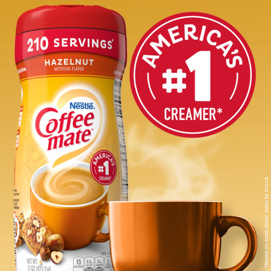 Nestle Coffee Mate Hazelnut 425.2g - Smooth & Velvety Coffee Experience