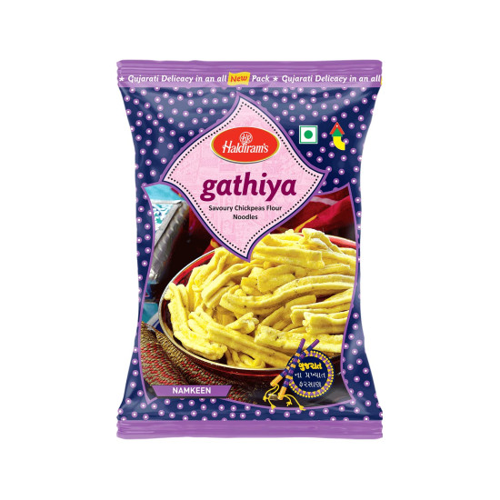 Haldirams Gathia, 200g - Authentic Spicy Indian Snack