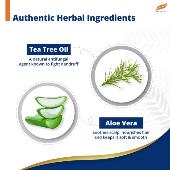 Himalaya Anti-Dandruff Tea Tree Shampoo - Removes Up to 100% Dandruff