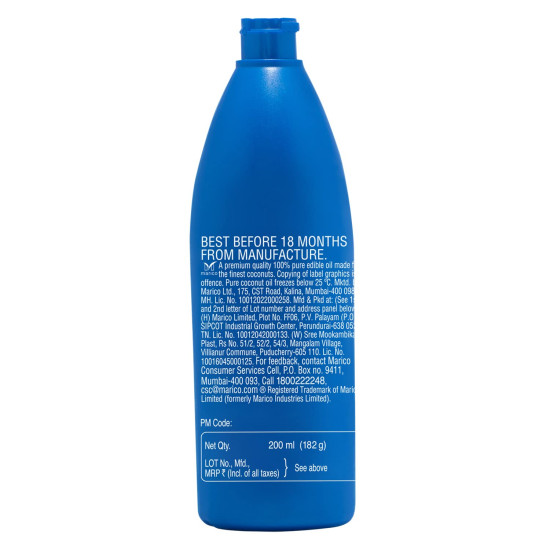 Parachute Coconut Hair Oil 200 Ml Bottle - Pure Coconut Nourishment