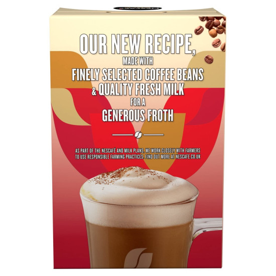 Nescafe Gold Cappuccino Unsweetened Taste Pouch, 113 g - Rich & Creamy Experience