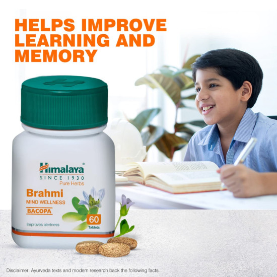 Himalaya Wellness Pure Herbs Brahmi Mind Wellness - Improves Alertness