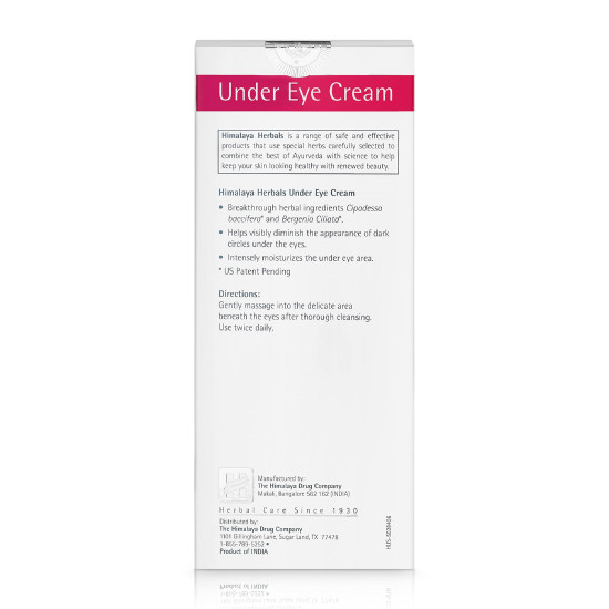 Himalaya Herbals Under Eye Cream - Reduces Dark Circles & Wrinkles