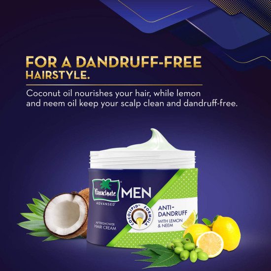 Parachute Advansed Hair Cream For Men - Anti Dandruff & Non-Sticky
