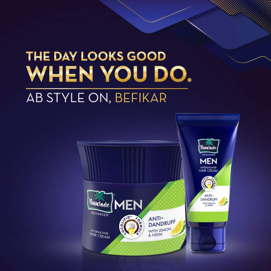 Parachute Advansed Hair Cream For Men - Anti Dandruff & Non-Sticky