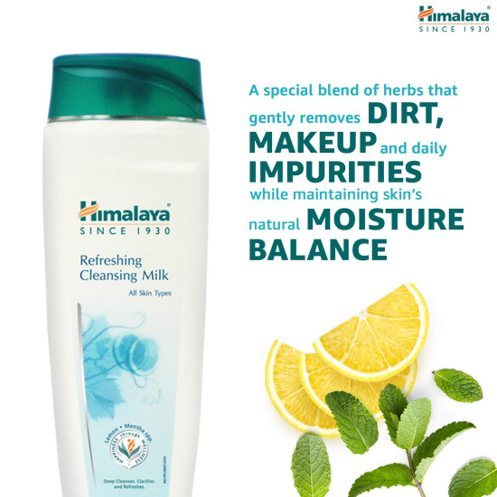 Himalaya Herbals Refreshing Cleansing Milk - Gentle Herbal Blend