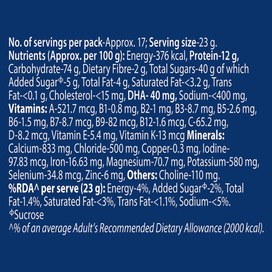 Horlicks Junior Health & Nutrition Drink Vanilla - For Children's Growth
